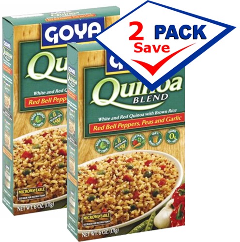 Goya Quinoa Blend with Red Peppers 6 oz  Pack of 2